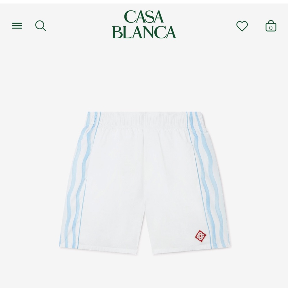 Equipement Sportif White Athletic Shorts